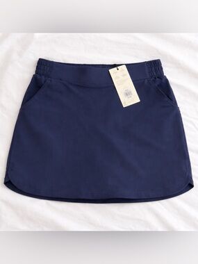 NWT Athletic Skort Women Size ___ Navy Tennis Golf Skirt Built In Shorts